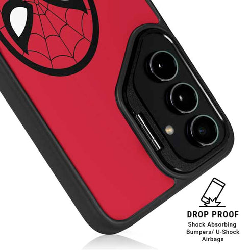 Marvel Spiderman Spiderman Emblem Galaxy S24 Plus Kickstand Case